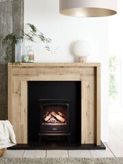 Light Bronx Oak Effect Fire Surround - Image 1 of 6