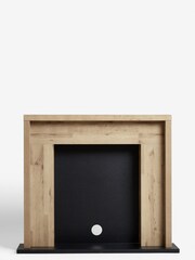Light Bronx Oak Effect Fire Surround - Image 2 of 6