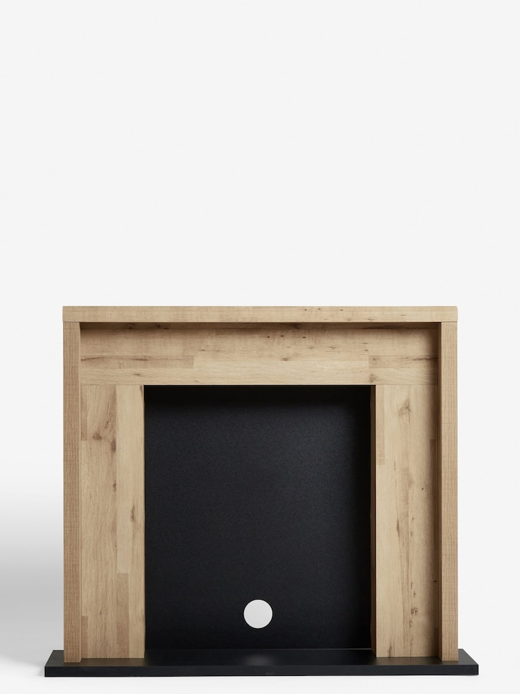 Light Bronx Oak Effect Fire Surround - Image 2 of 6