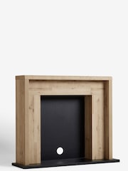 Light Bronx Oak Effect Fire Surround - Image 3 of 6