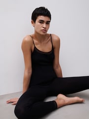 Chantelle Black By Femilet Juliana Merino Wool Thermal Camisole - Image 2 of 4