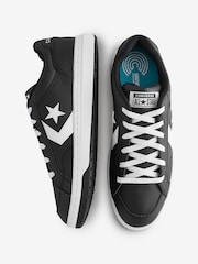 Converse Black/White Pro Blaze Low Top Trainers - Image 6 of 9