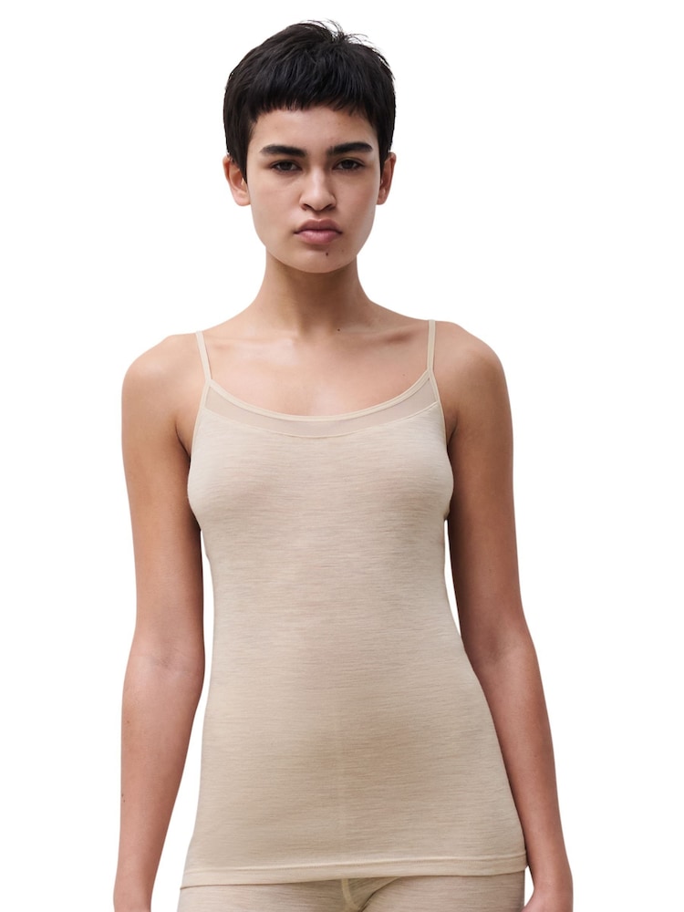 Chantelle Nude By Femilet Juliana Merino Wool Thermal Camisole - Image 1 of 3 Chantelle Nude By Femilet Juliana Merino Wool Thermal Camisole - Image 1 of 3