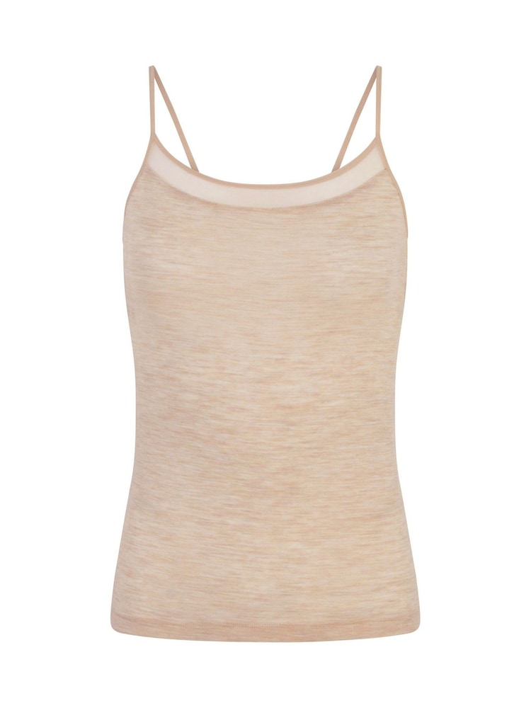 Chantelle Nude By Femilet Juliana Merino Wool Thermal Camisole - Image 3 of 3 Chantelle Nude By Femilet Juliana Merino Wool Thermal Camisole - Image 3 of 3