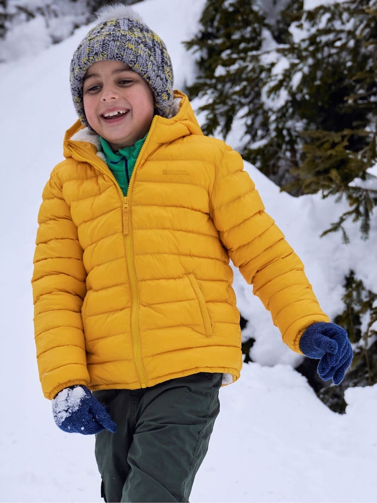 Mountain Warehouse Yellow Seasons Water Resistant Faux Fur Lined Padded Jacket - Image 1 of 7