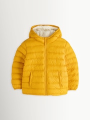 Mountain Warehouse Yellow Seasons Water Resistant Faux Fur Lined Padded Jacket - Image 2 of 7