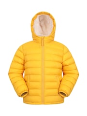 Mountain Warehouse Yellow Seasons Water Resistant Faux Fur Lined Padded Jacket - Image 3 of 7