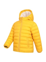 Mountain Warehouse Yellow Seasons Water Resistant Faux Fur Lined Padded Jacket - Image 6 of 7