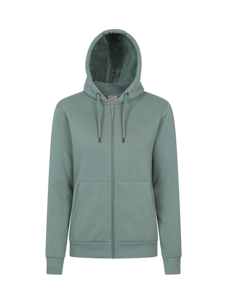 Mountain Warehouse Green Dalton Sherpa Lined Hoodie - Image 2 of 6