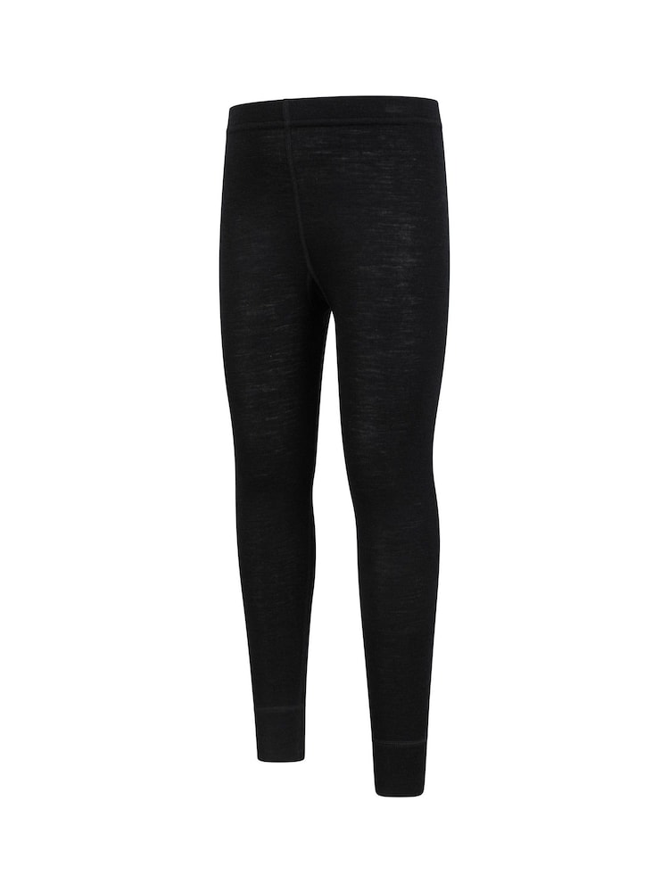 Mountain Warehouse Black Merino Kids II Baselayer Joggers - Image 5 of 5 Mountain Warehouse Black Merino Kids II Baselayer Joggers - Image 5 of 5