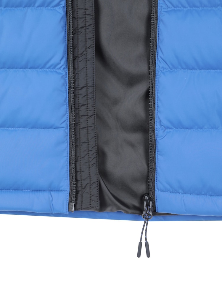 Mountain Warehouse Blue/Black Seasons II Mens Water Resistant Padded Jacket - Image 4 of 4