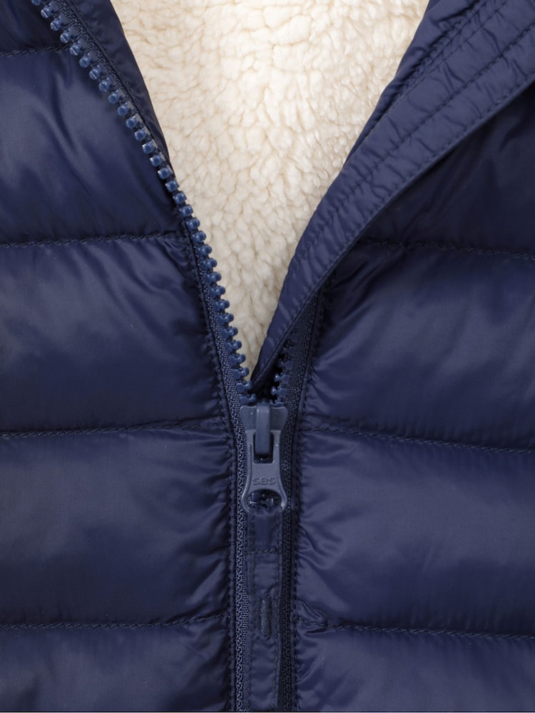 Mountain Warehouse Blue Seasons Fur-Lined Kids Water-Resistant Padded Jacket - Image 5 of 5