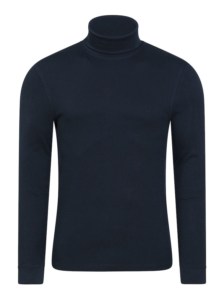 Mountain Warehouse Blue Meribel Cotton Thermal Top - Image 1 of 4 Mountain Warehouse Blue Meribel Cotton Thermal Top - Image 1 of 4