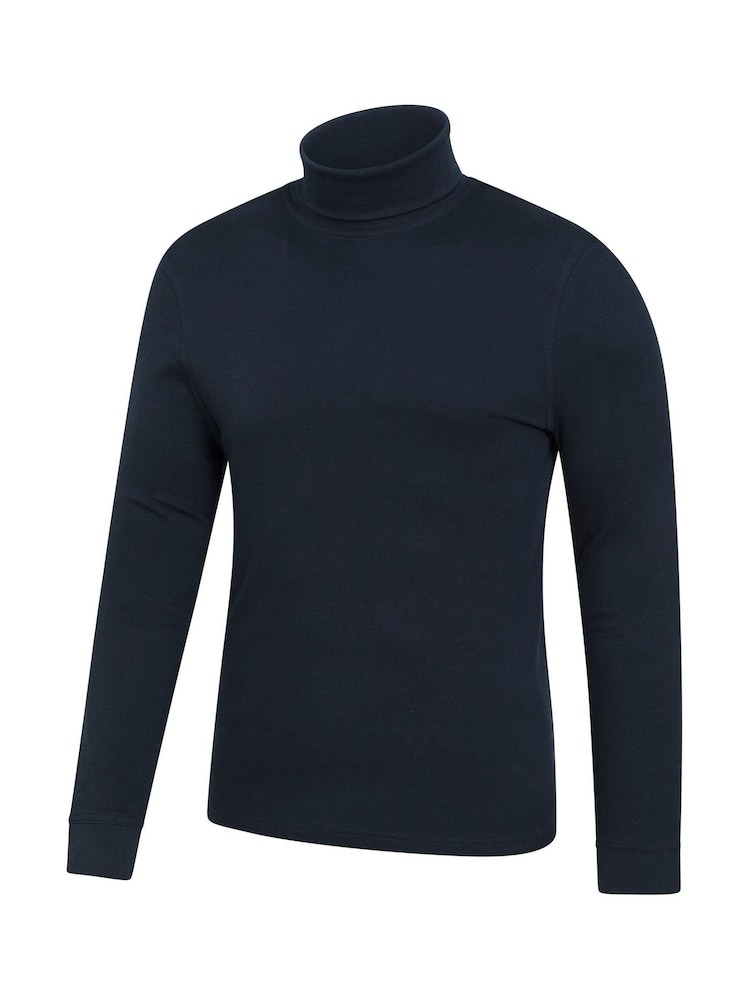 Mountain Warehouse Blue Meribel Cotton Thermal Top - Image 2 of 4 Mountain Warehouse Blue Meribel Cotton Thermal Top - Image 2 of 4