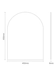 Showerdrape Hampton Small Arched Bathroom Mirror - Image 4 of 4