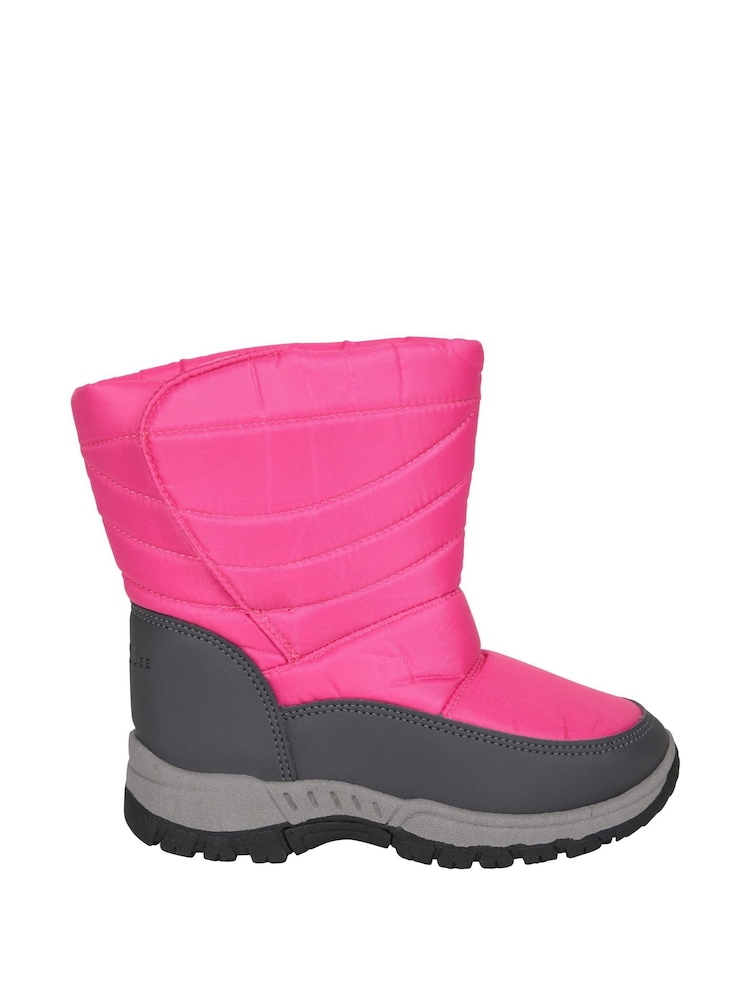Mountain Warehouse Pink Caribou Toddler Adaptive Snow Boots - Image 1 of 6 Mountain Warehouse Pink Caribou Toddler Adaptive Snow Boots - Image 1 of 6