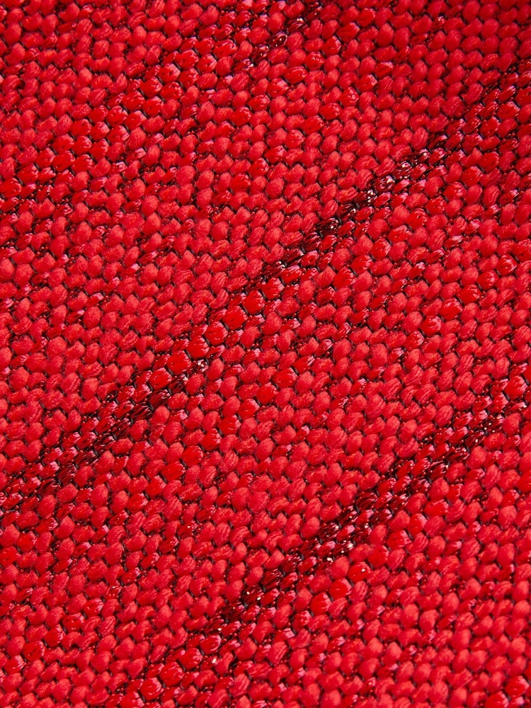 Ted Baker Red Olivan Open Front Bouclé Jacket - Image 6 of 6
