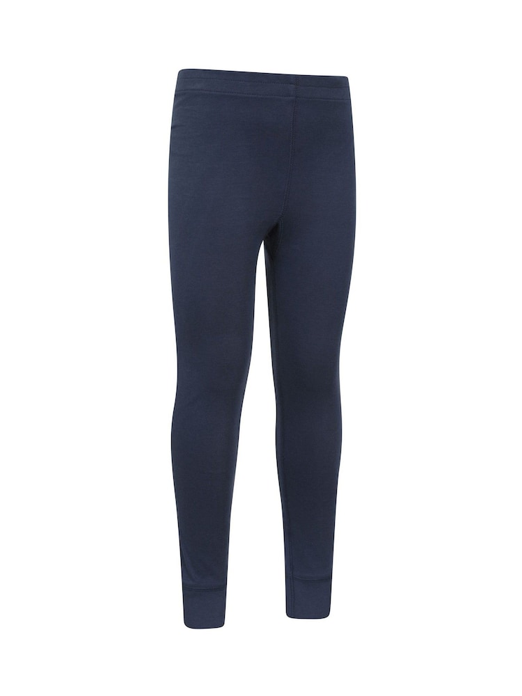 Mountain Warehouse Blue Meribel Kids Thermal Top & Joggers Set - Image 2 of 6 Mountain Warehouse Blue Meribel Kids Thermal Top & Joggers Set - Image 2 of 6