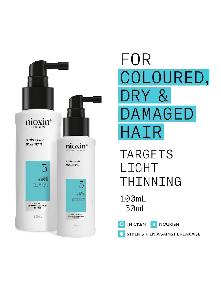 Nioxin System 3 - Scalp and Hair Thickening Treatment 100ml - Image 2 of 5 Nioxin System 3 - Scalp and Hair Thickening Treatment 100ml - Image 2 of 5