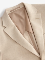 Neutral Soft Touch Herringbone Blazer - Image 7 of 10