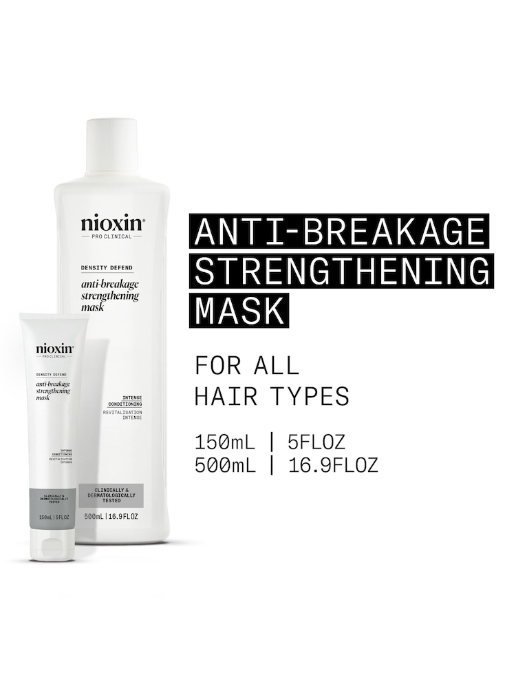 Nioxin Density Defend Anti-Breakage Strengthening Hair Mask 150ml - Image 2 of 5 Nioxin Density Defend Anti-Breakage Strengthening Hair Mask 150ml - Image 2 of 5