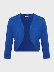 Hobbs Blue Carrie Bolero Cardigan - Image 4 of 4
