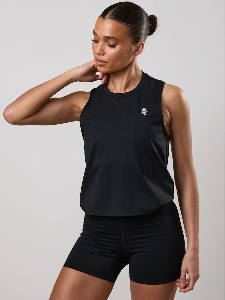 Gym King Black 365 Lightweight Vest - Image 1 of 2 Gym King Black 365 Lightweight Vest - Image 1 of 2