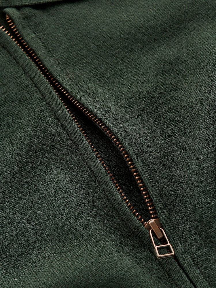 Boden Green Fiona Zip Front Knitted Dress - Image 7 of 7 Boden Green Fiona Zip Front Knitted Dress - Image 7 of 7