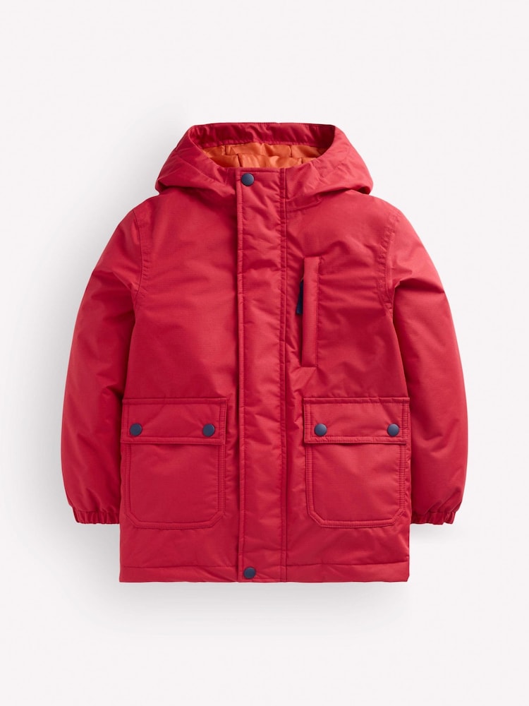 Boden Red 4-in-1 Waterproof Coat - Image 1 of 5 Boden Red 4-in-1 Waterproof Coat - Image 1 of 5