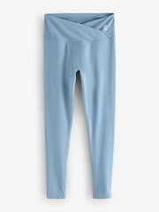 Gym King Blue 365 Wrap Over Leggings - Image 1 of 1