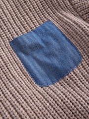Boden Grey Colour Block Jumper - Image 3 of 3