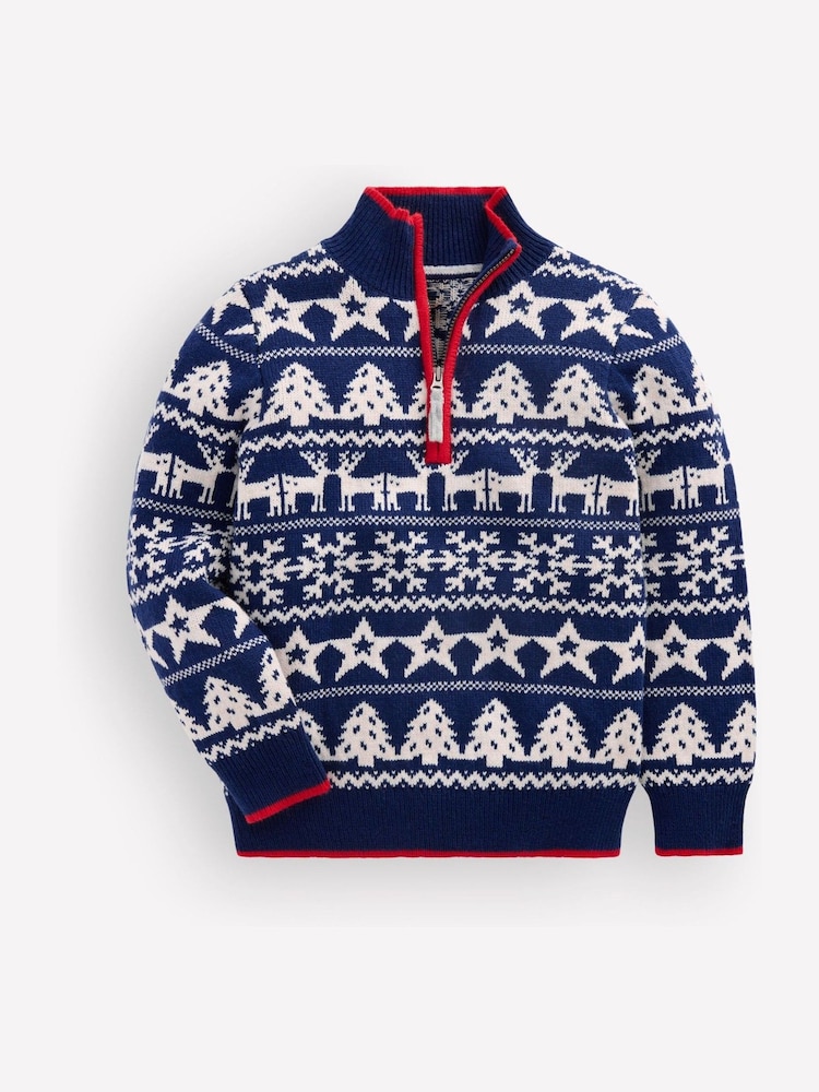 Pull Boden Heritage à demi-zip - Image 1 sur 3 Pull Boden Heritage à demi-zip - Image 1 sur 3