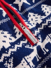 Pull Boden Heritage à demi-zip - Image 3 sur 3