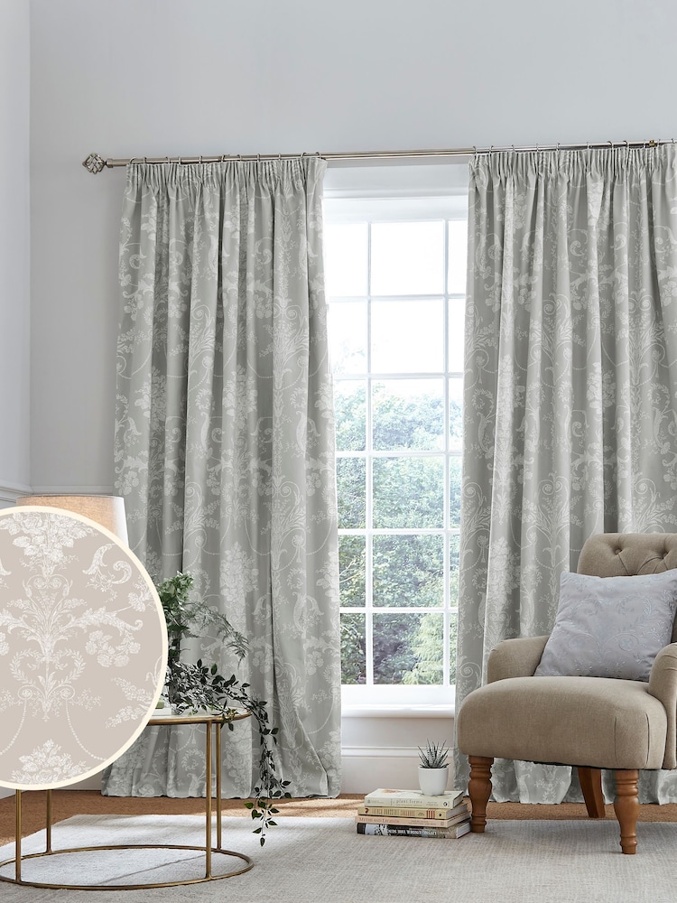Laura Ashley Шторы Josette Blackout 100% Cotton Lined карандашные складки - Изображение 1 из 3 Laura Ashley Шторы Josette Blackout 100% Cotton Lined карандашные складки - Изображение 1 из 3