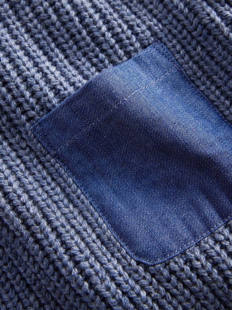 Boden Blue Colour Block Jumper - Image 5 of 5 Boden Blue Colour Block Jumper - Image 5 of 5