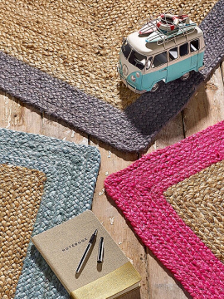 Origins Raspberry Pink Natural Jute Rug - Image 1 of 1