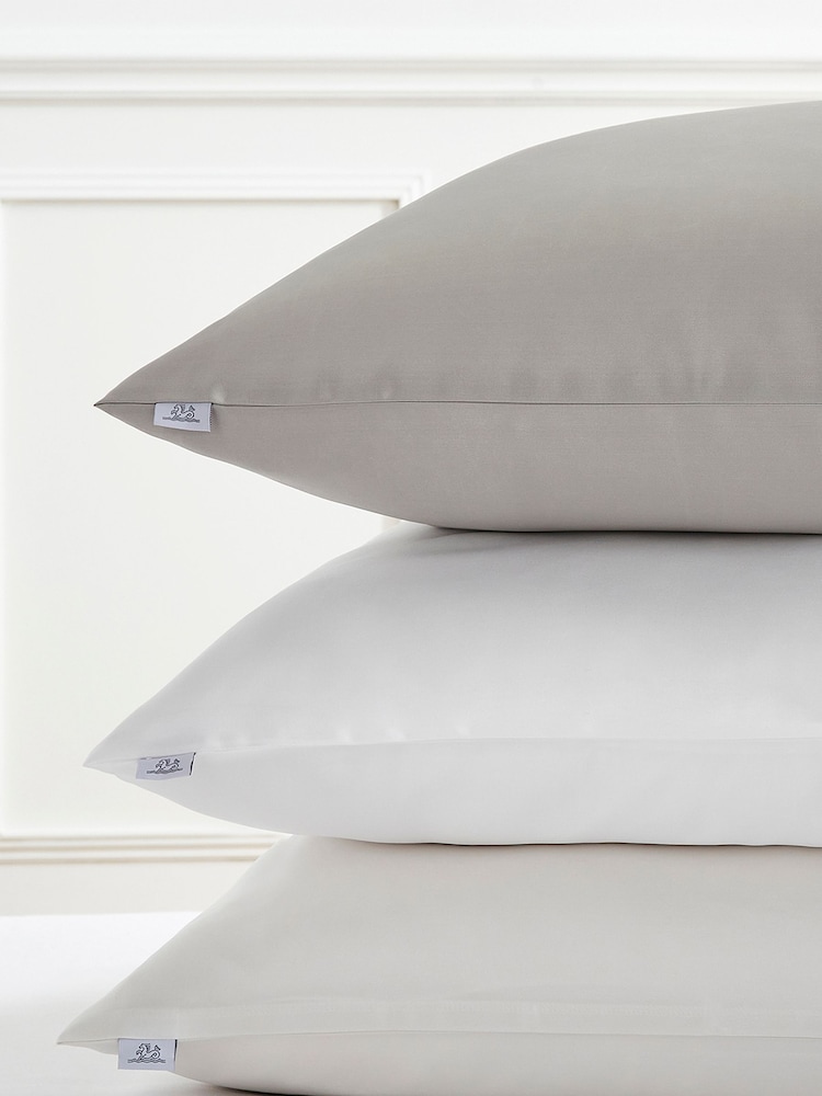Bedeck Of Belfast Silver 100% Mulberry Silk Housewife Pillowcase - Image 3 of 3