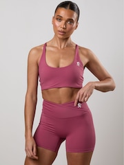 Gym King Purple 365 Twist Back Bra - Image 1 of 2