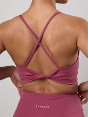 Gym King Purple 365 Twist Back Bra - Image 2 of 2