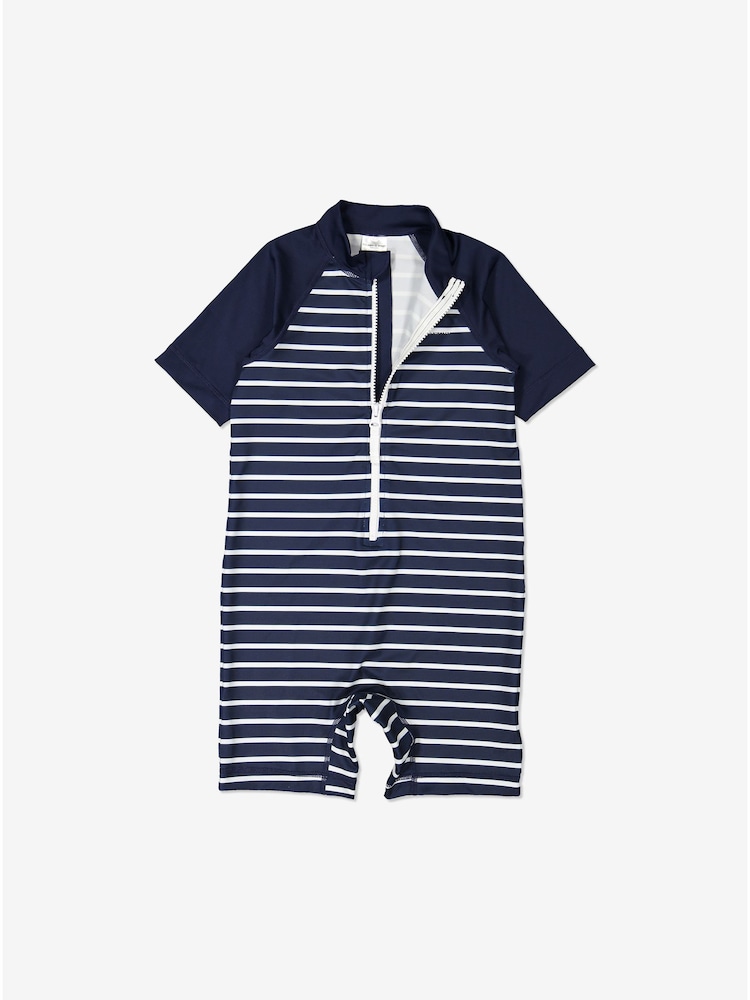 Polarn O. Pyret Blue Striped Sunsafe Suit " - Image 3 of 3