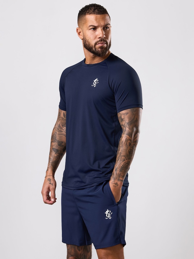 Gym King Navy Blue Energy T-Shirt - Image 1 of 2 Gym King Navy Blue Energy T-Shirt - Image 1 of 2