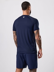 Gym King Navy Blue Energy T-Shirt - Image 3 of 4