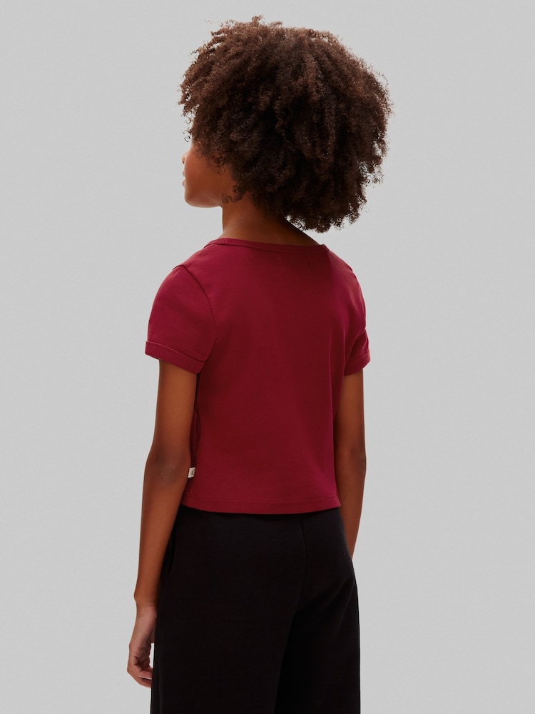 Calvin Klein Ribbed T-Shirt - Bild 2 von 6 Calvin Klein Ribbed T-Shirt - Bild 2 von 6