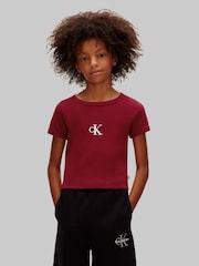 Calvin Klein Ribbed T-Shirt - Bild 4 von 6