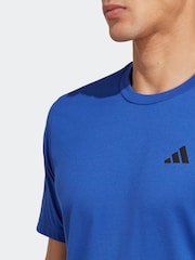 adidas Blue Train Essentials Feelready Training T-Shirt - Image 5 of 7