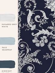 Laura Ashley Midnight Josette 10M Wallpaper - Image 4 of 4