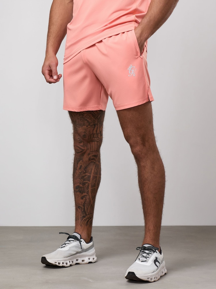 Gym King Orange Energy 6" Shorts - Image 1 of 2 Gym King Orange Energy 6" Shorts - Image 1 of 2