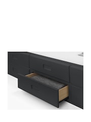 Julian Bowen Black Maisie 3 Drawer Storage Bed with Pull Out Underbed - Image 10 of 14