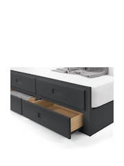Julian Bowen Black Maisie 3 Drawer Storage Bed with Pull Out Underbed - Image 11 of 14