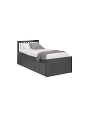Julian Bowen Black Maisie 3 Drawer Storage Bed with Pull Out Underbed - Image 3 of 4